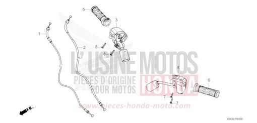 CONTACTEUR DE POIGNEE/CABLE C125AN de 2022